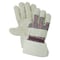 Magid Leather Palm Gloves, Wing Thumb, Gray, Large, 12 PK TB726E - alternate 1